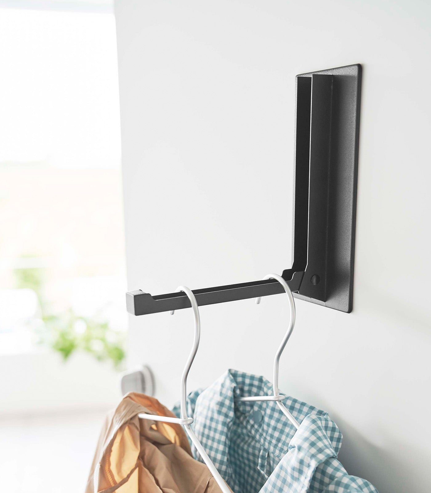 Magnetic Collapsible Steel Hook for Entryway Storage