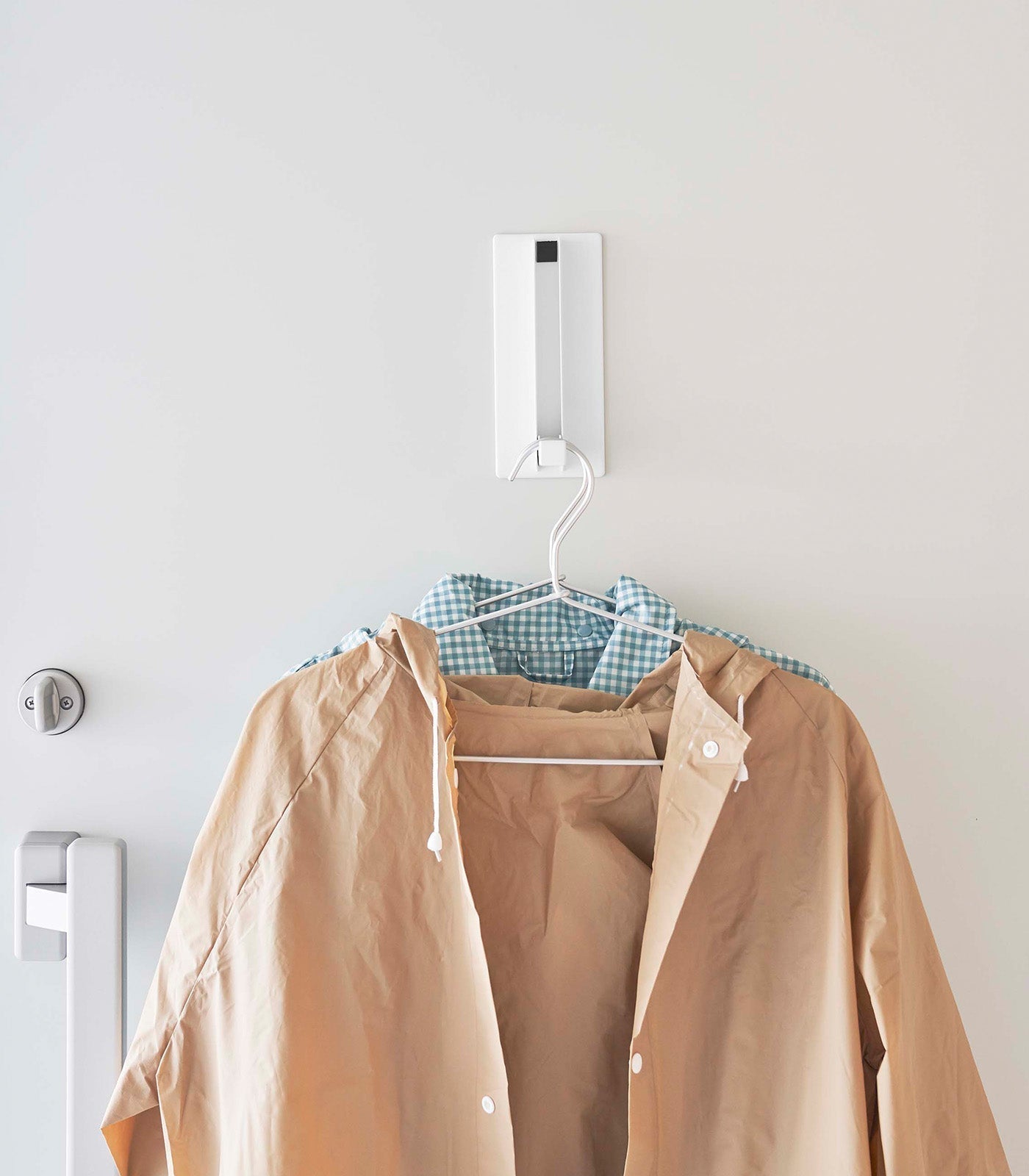 Magnetic Collapsible Steel Hook for Entryway Storage