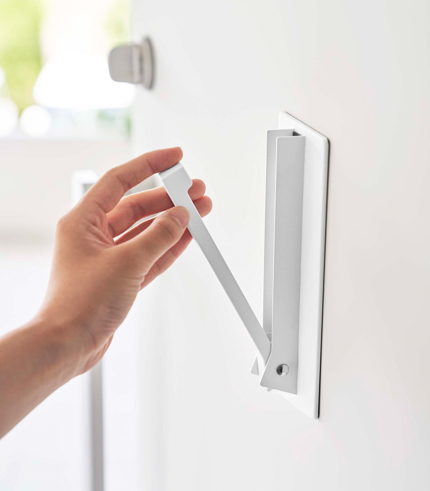 Magnetic Collapsible Steel Hook for Entryway Storage