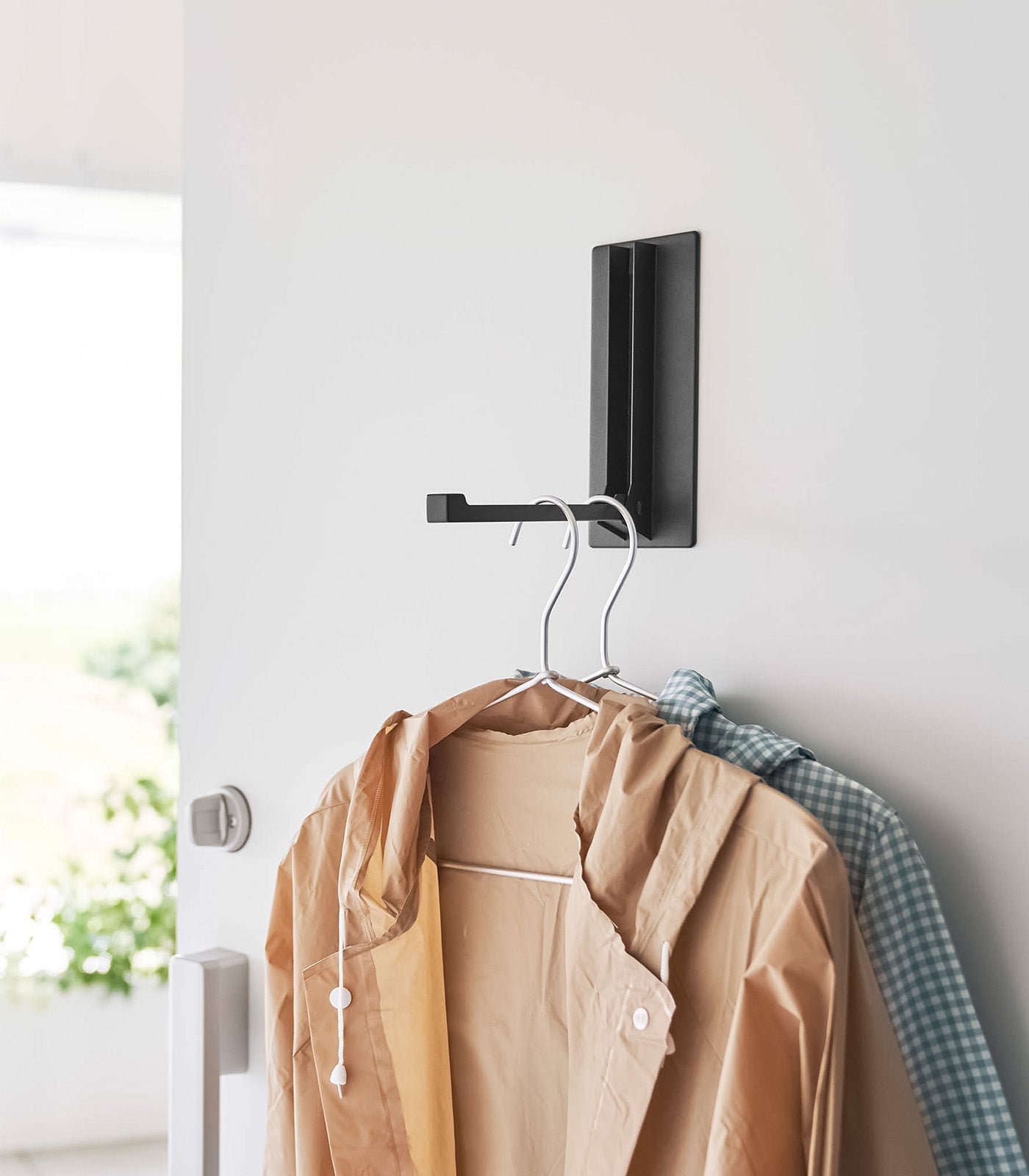 Magnetic Collapsible Steel Hook for Entryway Storage