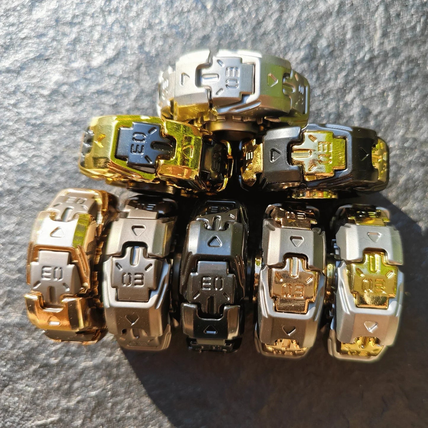Magnetic Metal Slider Fidget Toy for Stress Relief