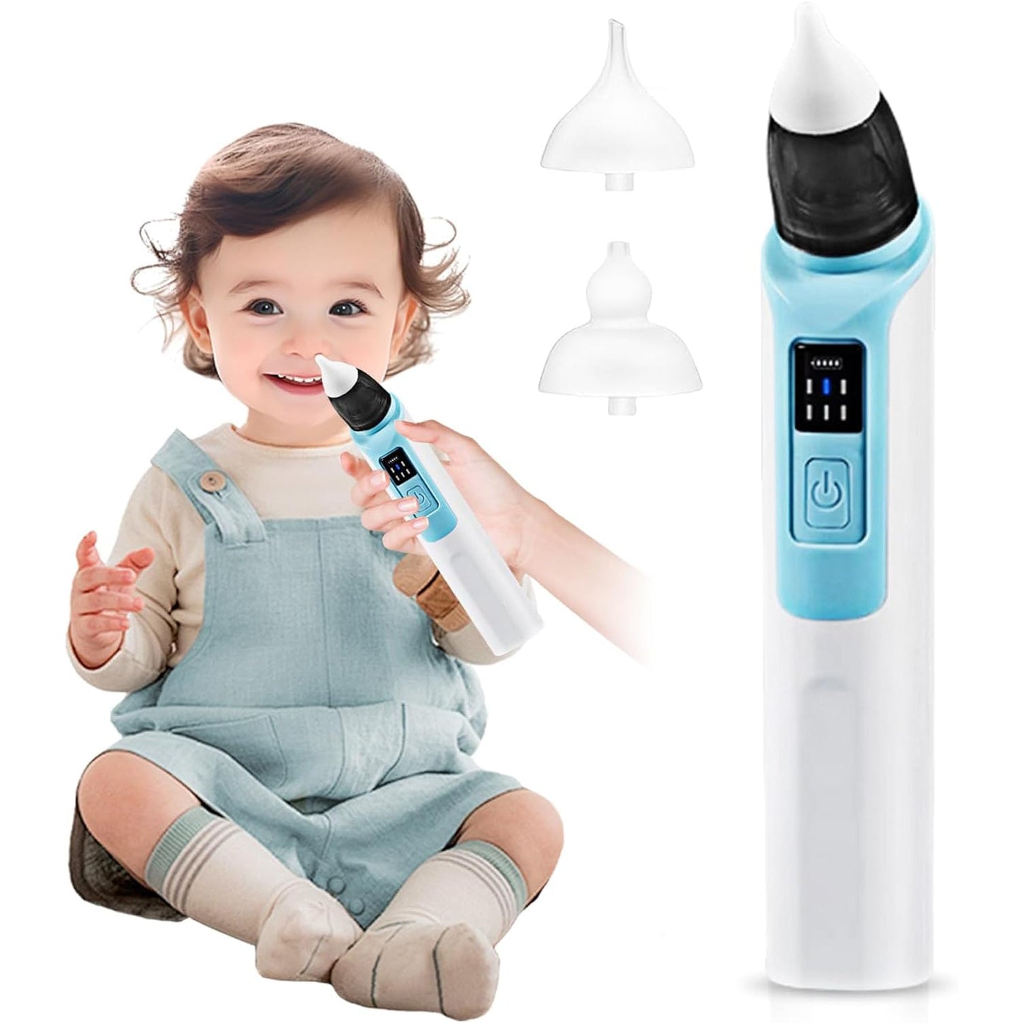 Baby Nasal Aspirator with Anti-Reflux and Rechargeable Battery