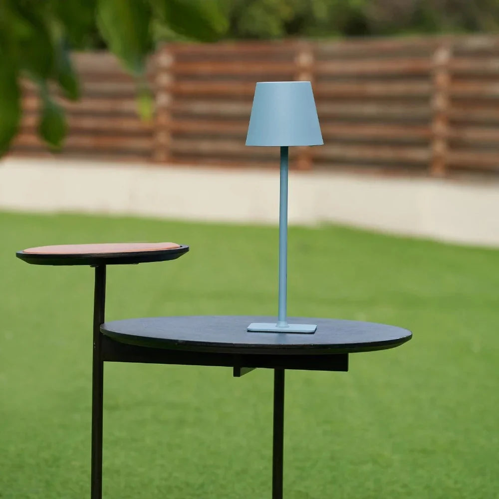 Tall Rechargeable Dimmable Table Lamp for Indoor and Outdoor Use