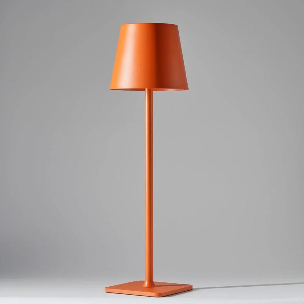 Tall Rechargeable Dimmable Table Lamp for Indoor and Outdoor Use