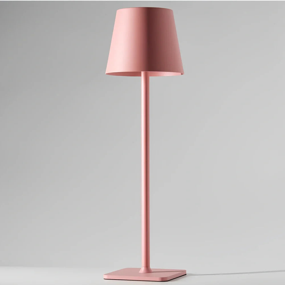 Tall Rechargeable Dimmable Table Lamp for Indoor and Outdoor Use