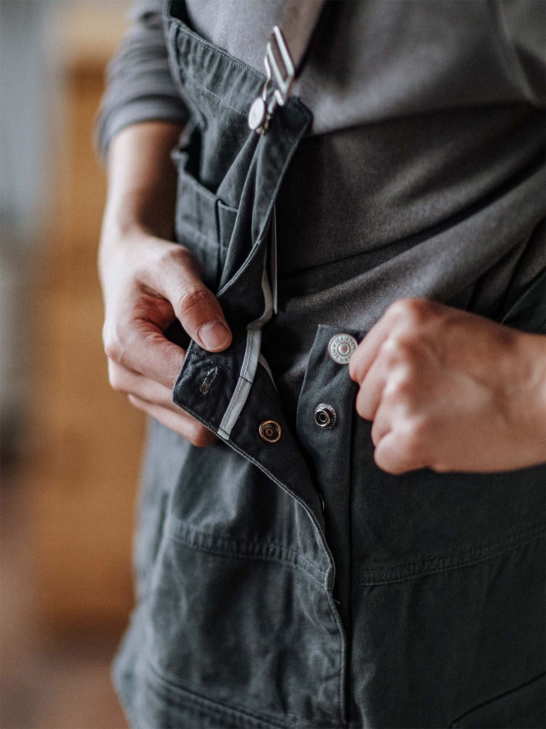 Heavyweight Cotton Relaxed Fit Bib Overalls