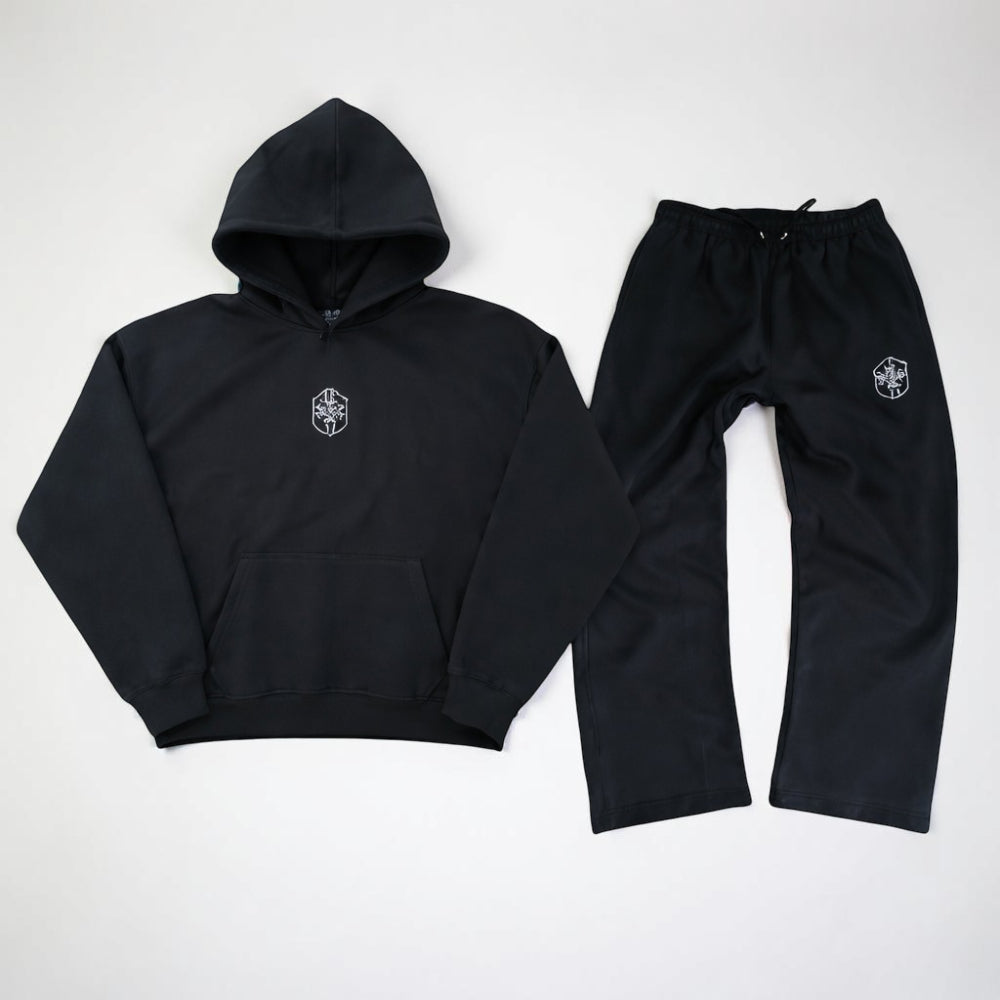 Men's Hooded Full Body Tracksuit Sleepwear Set
