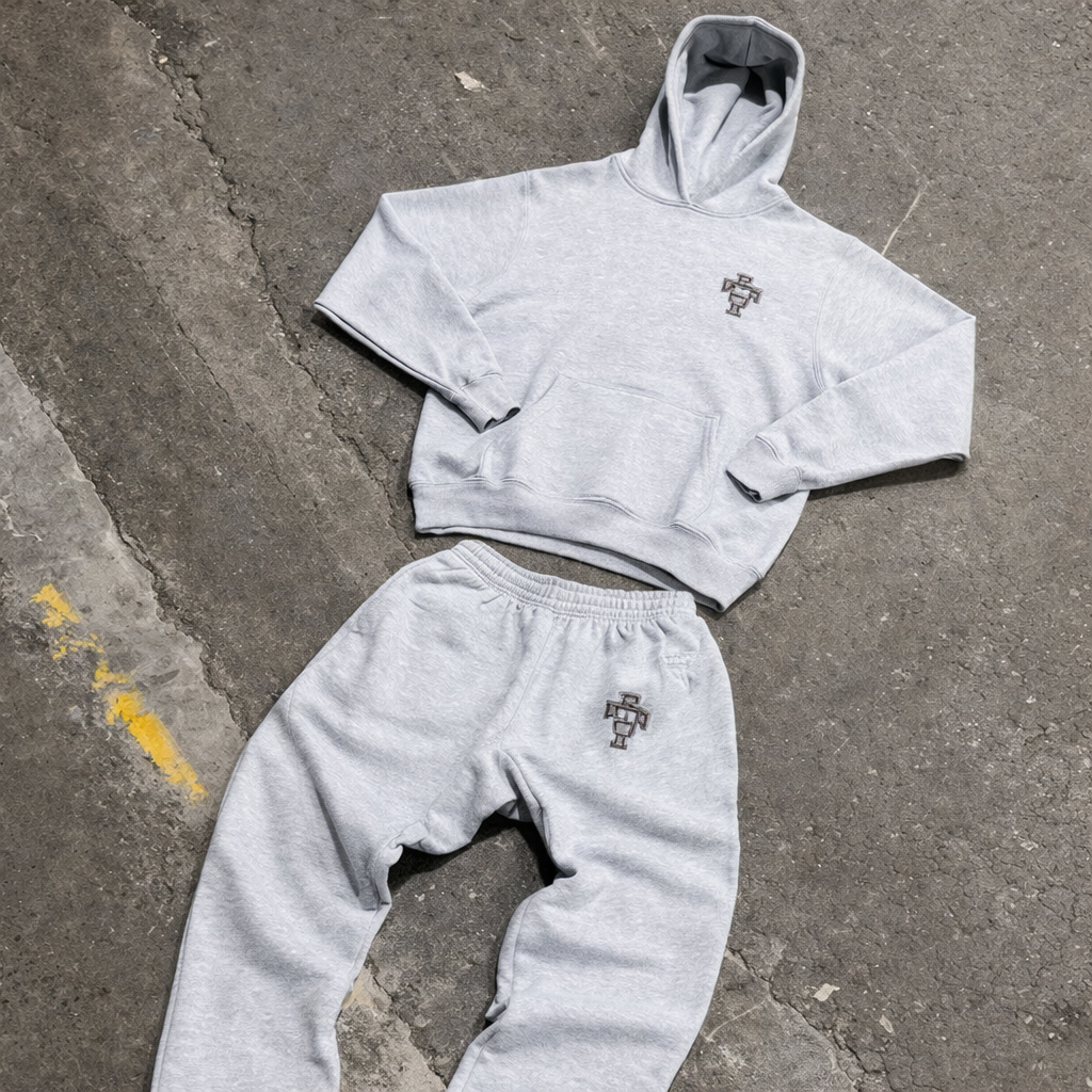 Men's Hooded Full Body Tracksuit Sleepwear Set