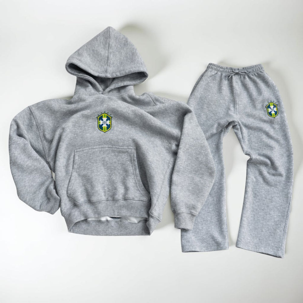 Men's Hooded Full Body Tracksuit Sleepwear Set