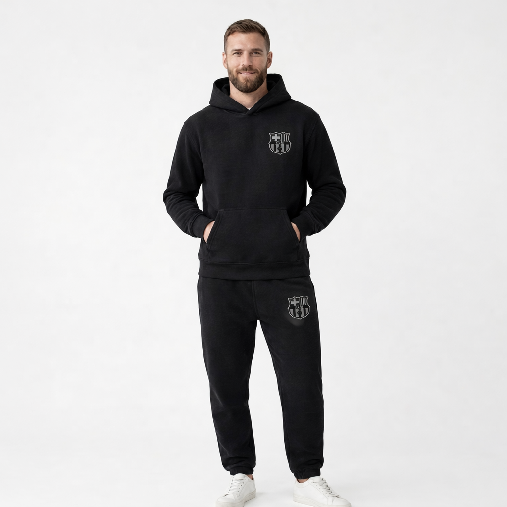 Men's Hooded Full Body Tracksuit Sleepwear Set