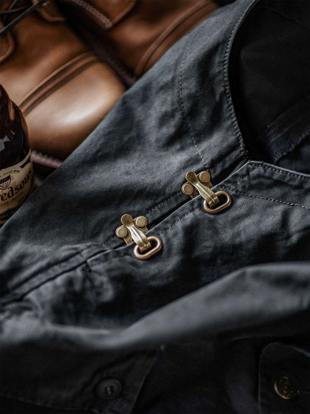 Durable Canvas Utility Overalls with Pockets