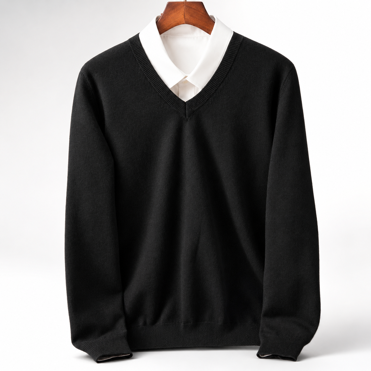 Men's Cashmere Crew Neck Pullover Sweater