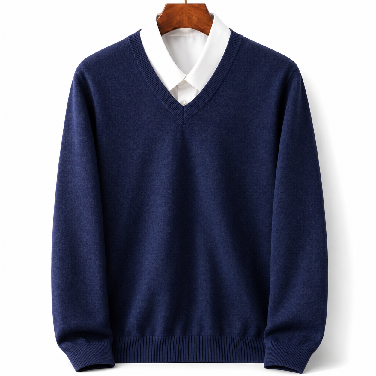 Men's Cashmere Crew Neck Pullover Sweater