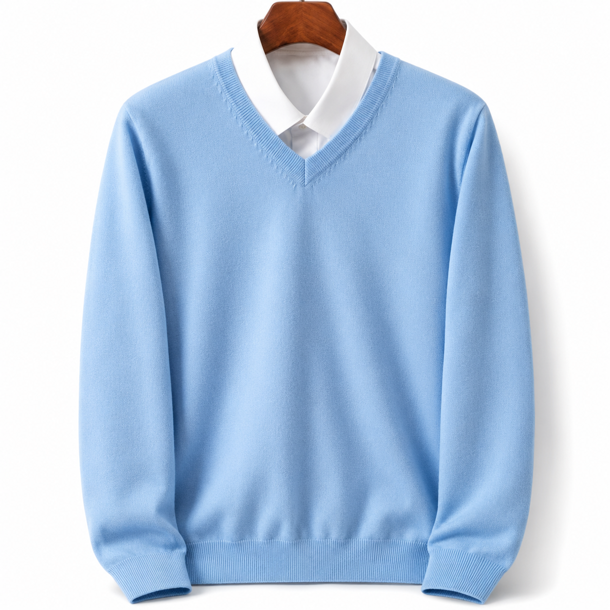 Men's Cashmere Crew Neck Pullover Sweater