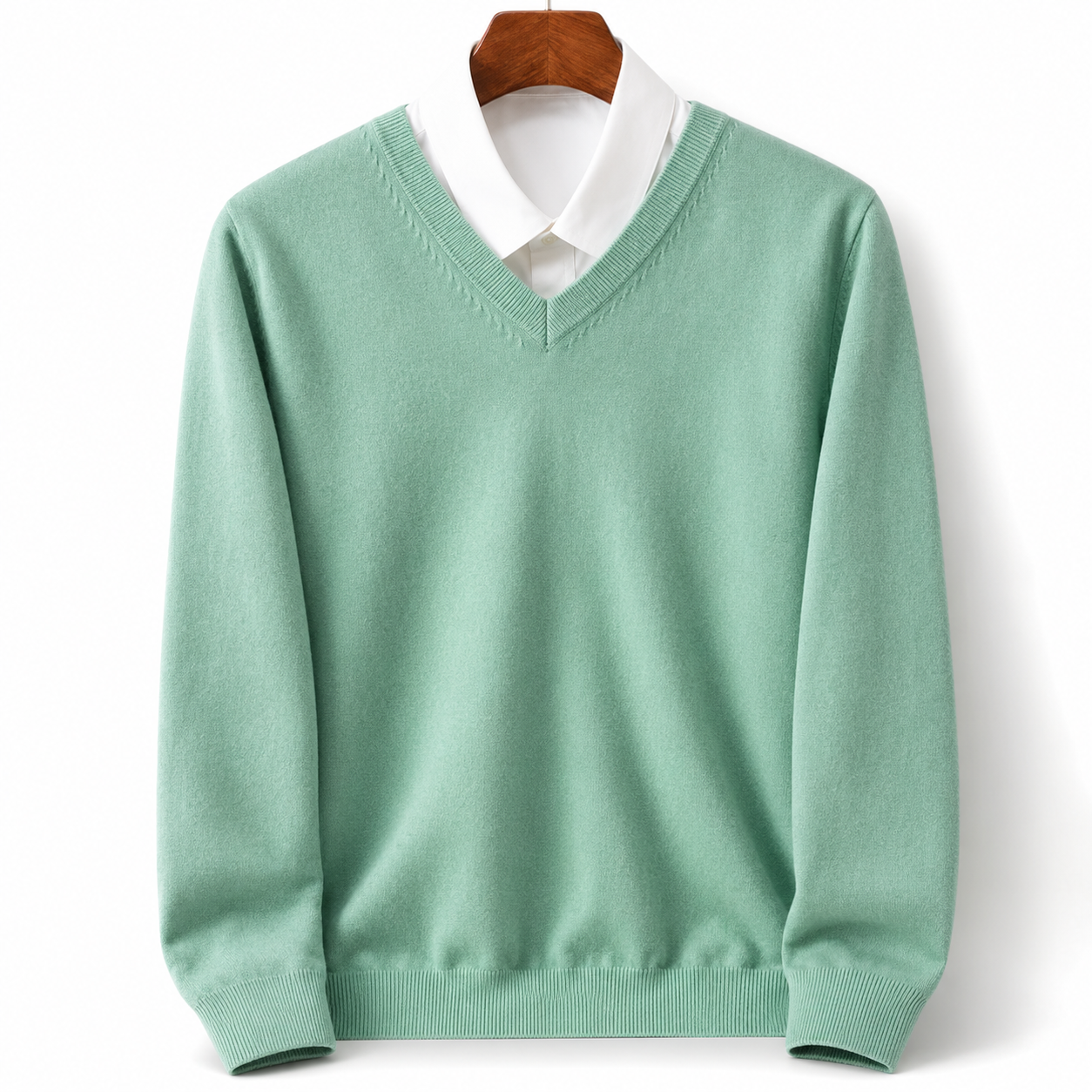 Men's Cashmere Crew Neck Pullover Sweater