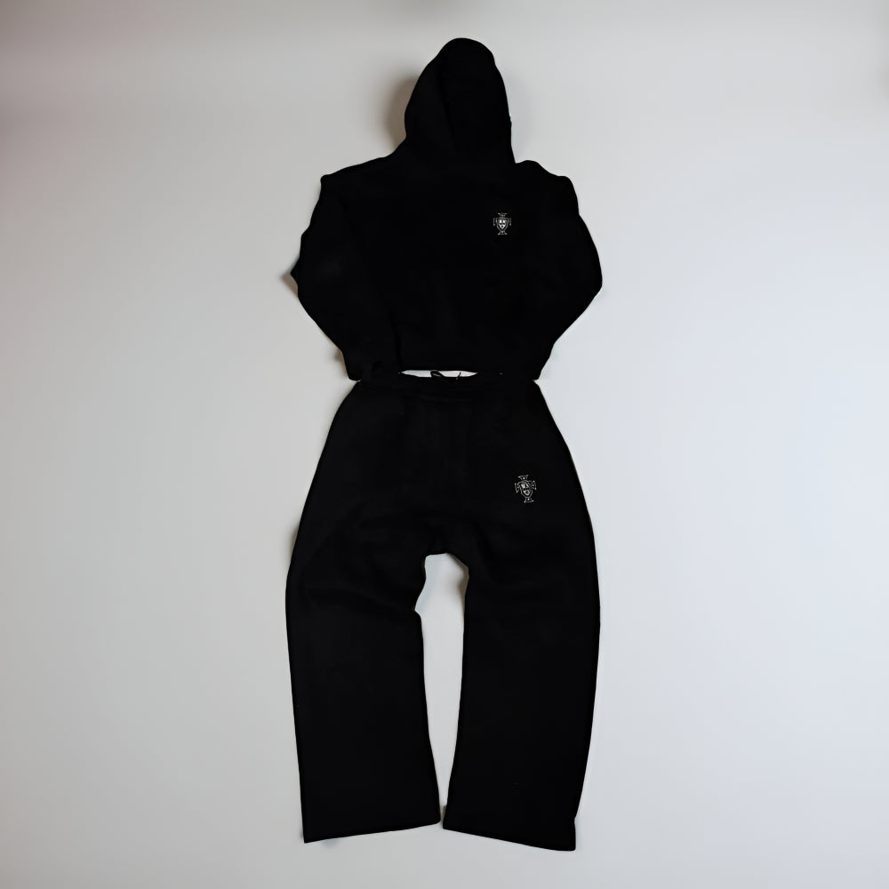 Men's Hooded Full Body Tracksuit Sleepwear Set