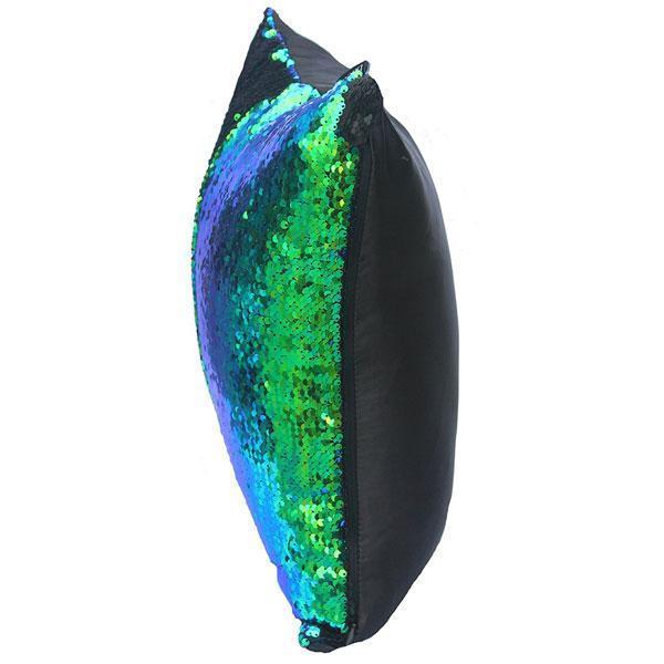 Reversible Two-Colored Sequin Pillowcase for Mermaid Lovers