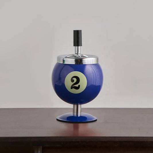Metal Billiard Ashtray for Gaming Area