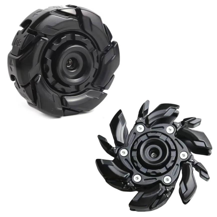 Zinc Alloy Metal Fidget Spinner with Expanding Wings for Focus and Relaxation