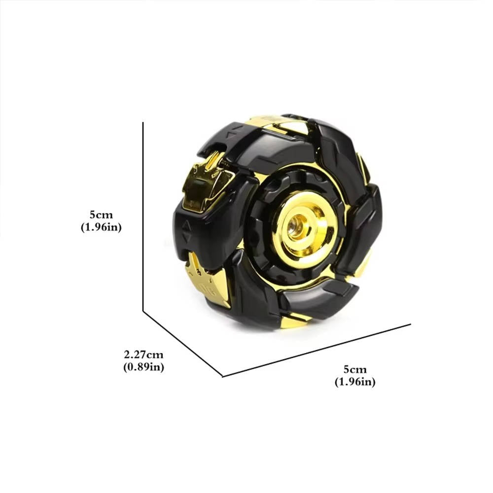 Zinc Alloy Metal Fidget Spinner with Expanding Wings for Focus and Relaxation