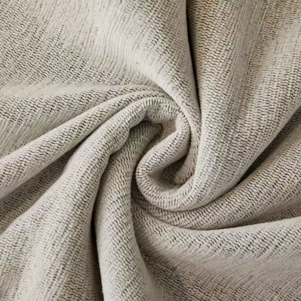 Chenille Sofa Cover with Abstract Geometric Design