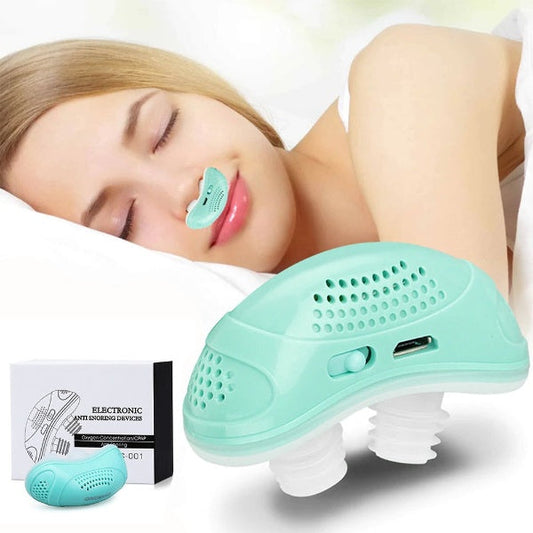 Rechargeable Compact Anti-Snoring Nasal Device