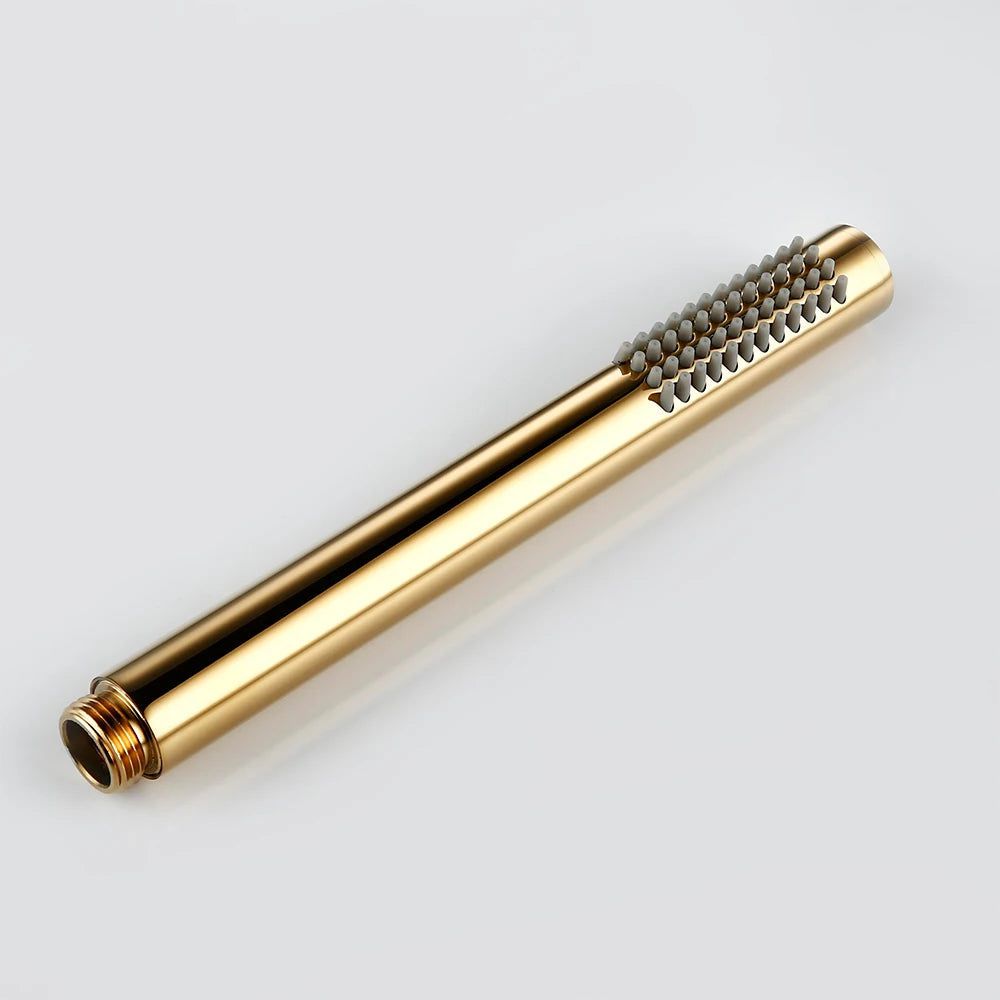 Brass Handheld Showerhead with Water Drainage Feature