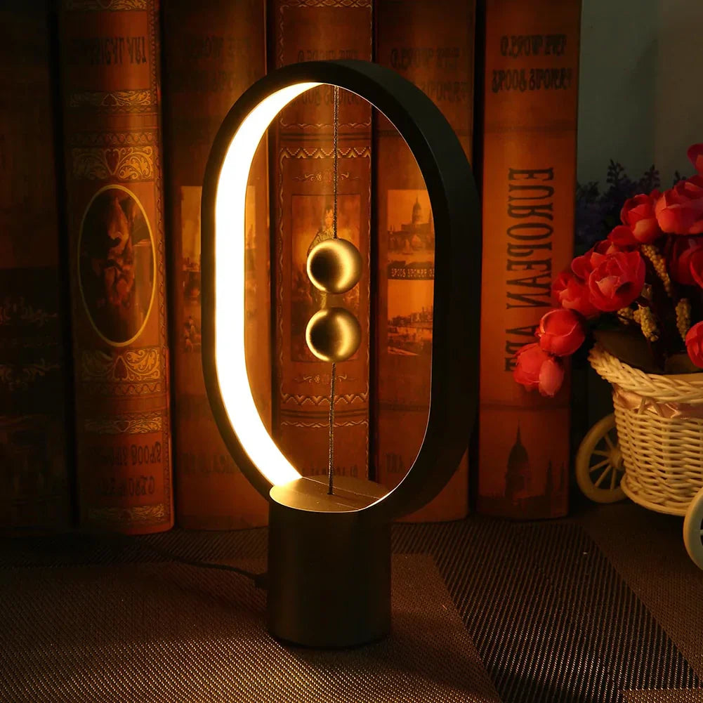 Magnetic Mini Balance Night Light, USB Rechargeable