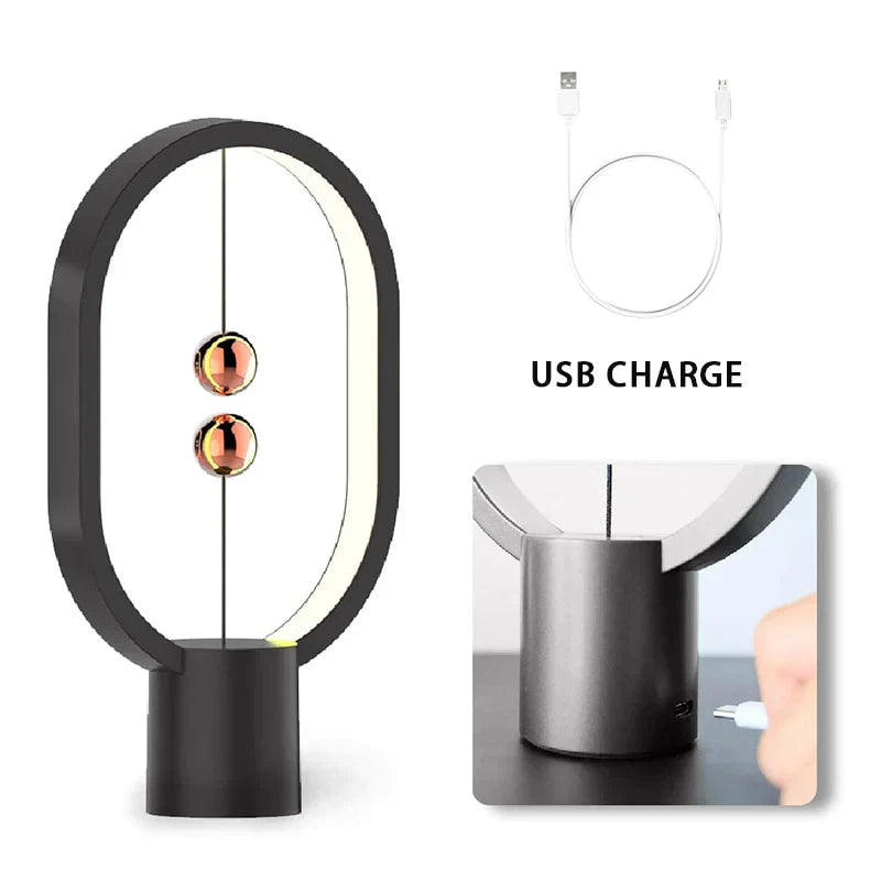 Magnetic Mini Balance Night Light, USB Rechargeable