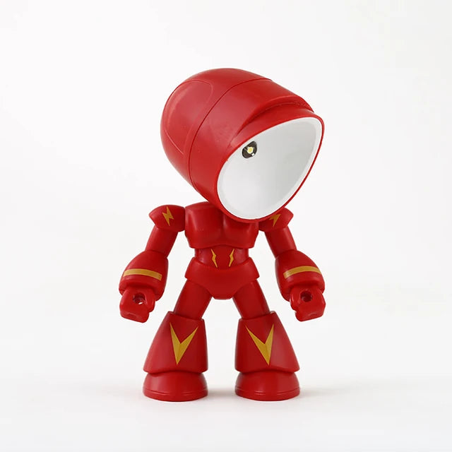 Cute Robot LED Table Lamp for Kids' Room and Desk