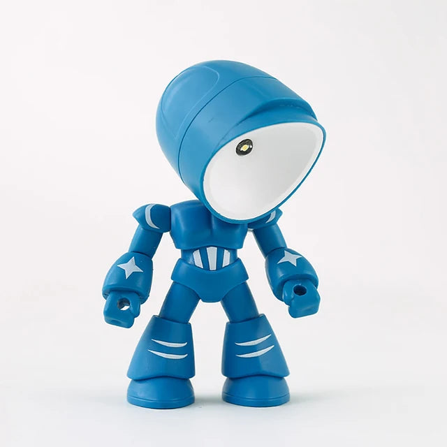 Cute Robot LED Table Lamp for Kids' Room and Desk