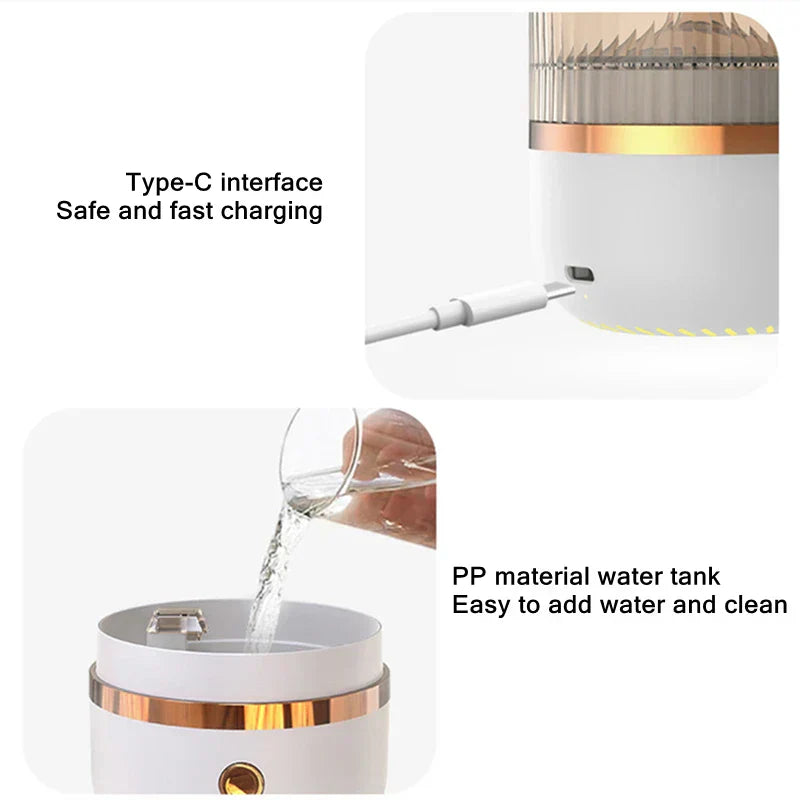 Himalayan Salt Lamp Diffuser with LED Lights and Ultrasonic Humidifier