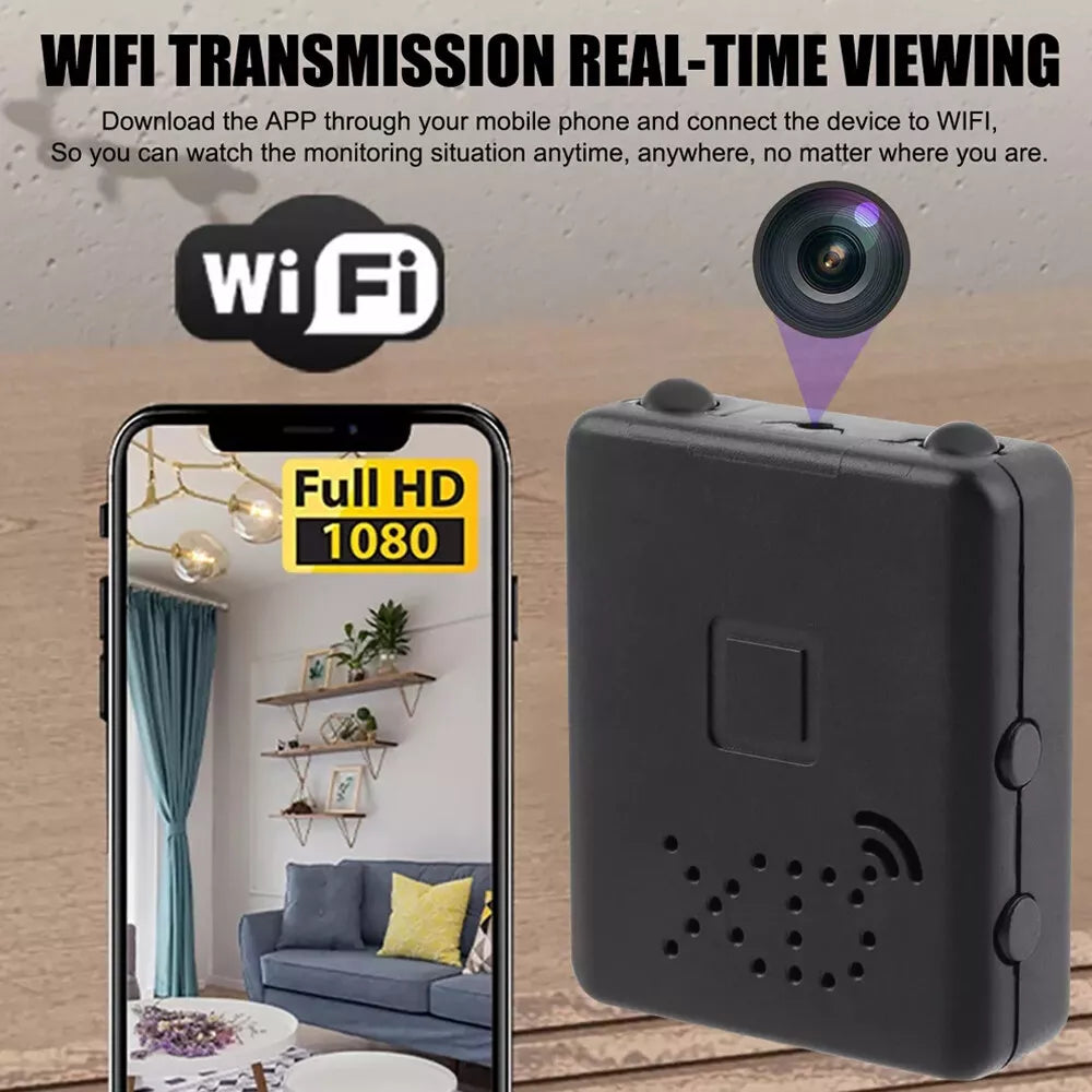 WiFi HD Mini Video Camera with Night Vision and Motion Detection