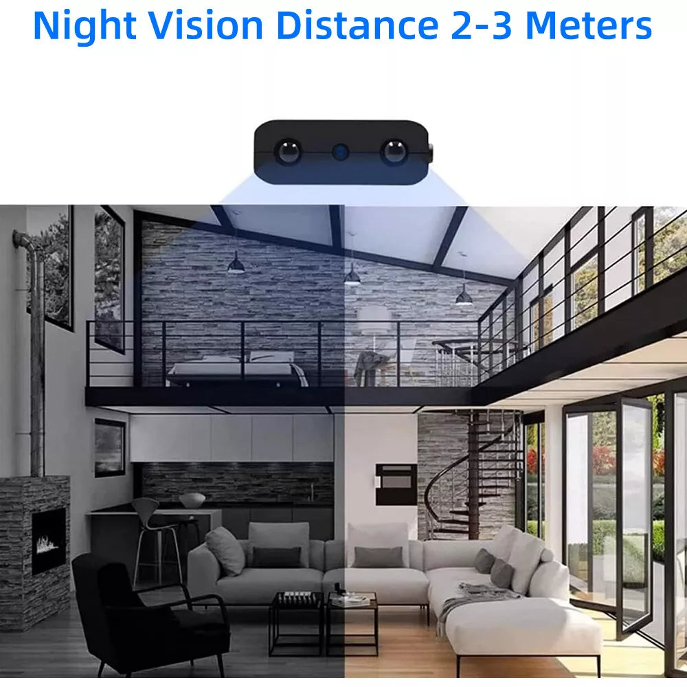 WiFi HD Mini Video Camera with Night Vision and Motion Detection