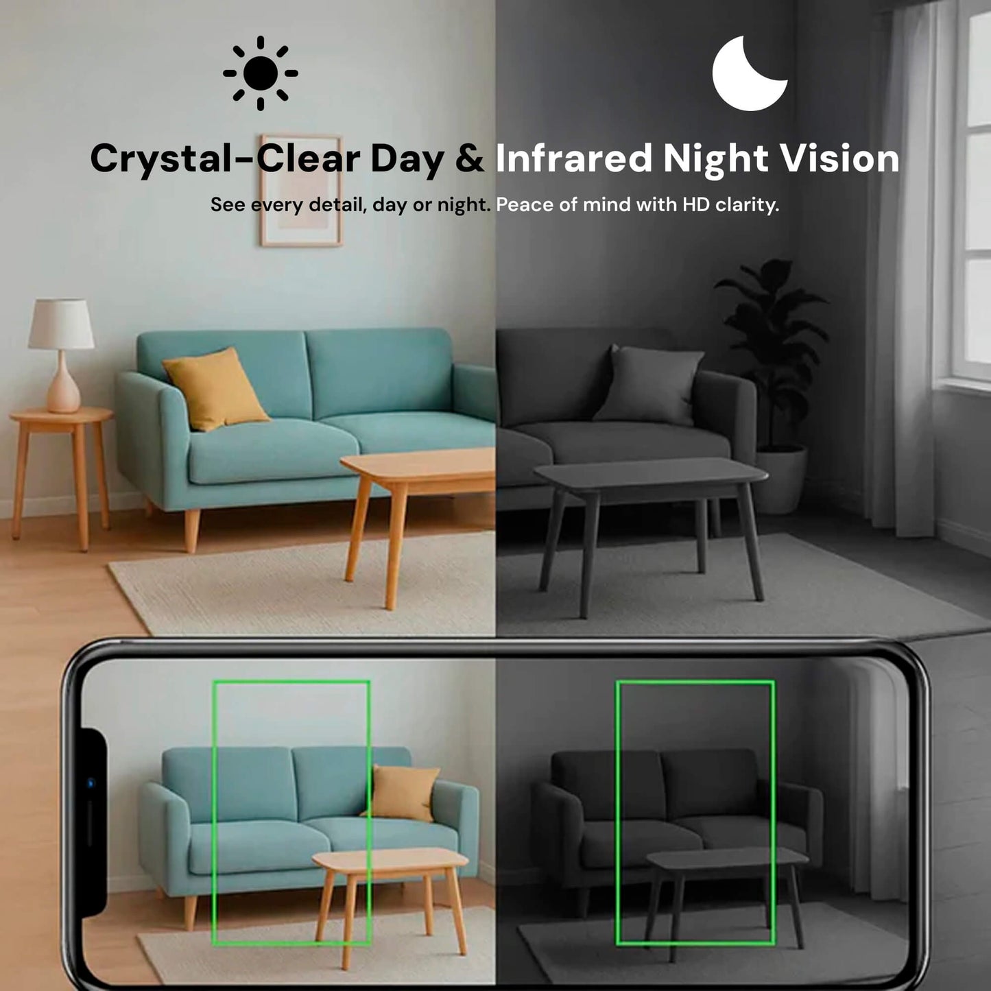 Mini Wireless Hidden Camera with 1080P Video and Night Vision