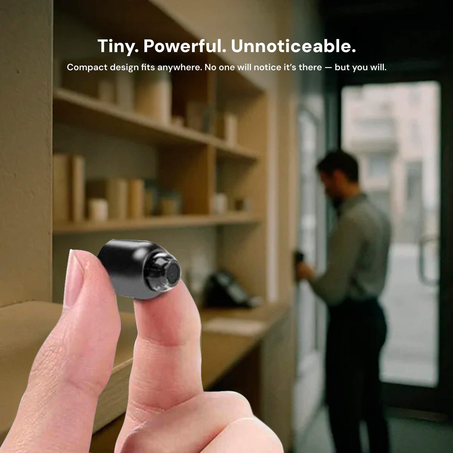 Mini Wireless Hidden Camera with 1080P Video and Night Vision