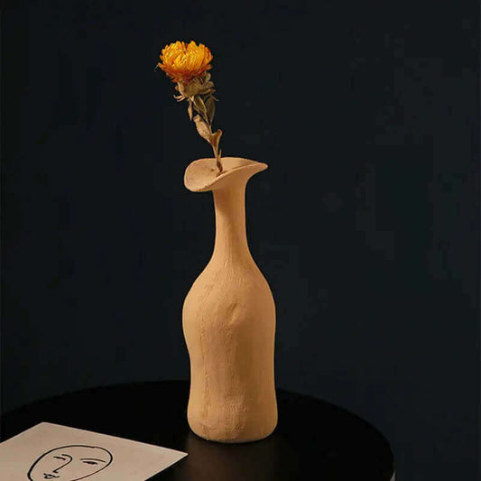 Handcrafted Morandi Ceramic Vases - Minimalist Home Decor
