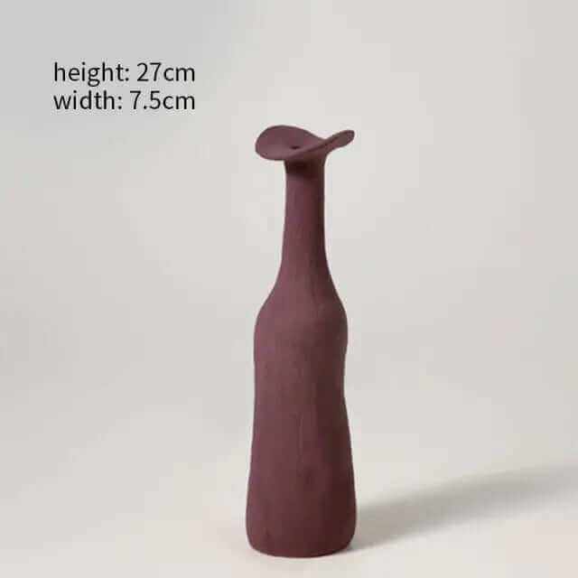 Handcrafted Minimalist Morandi Ceramic Vases