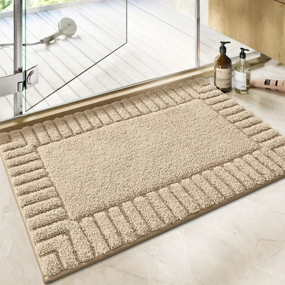 Modern Minimalist Stripe Bath Rug Mat