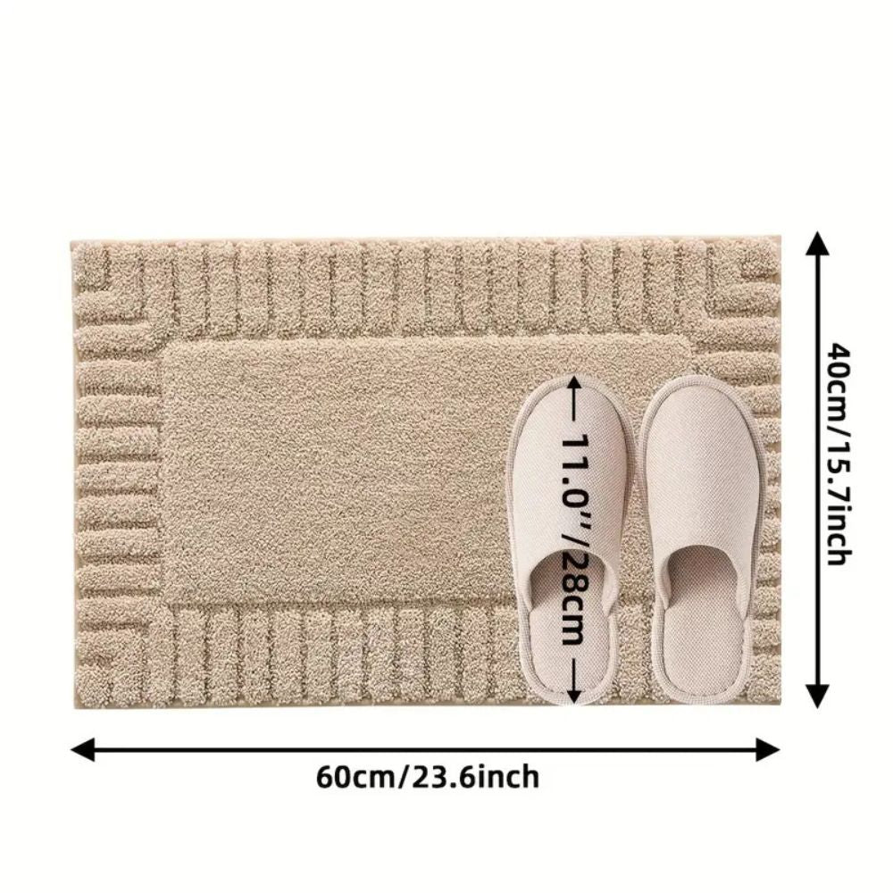 Modern Minimalist Stripe Bath Rug Mat