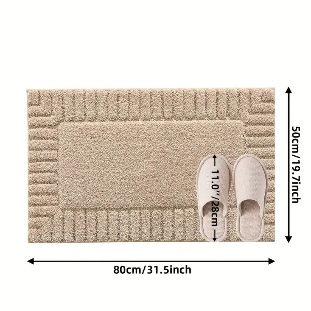 Modern Minimalist Stripe Bath Rug Mat