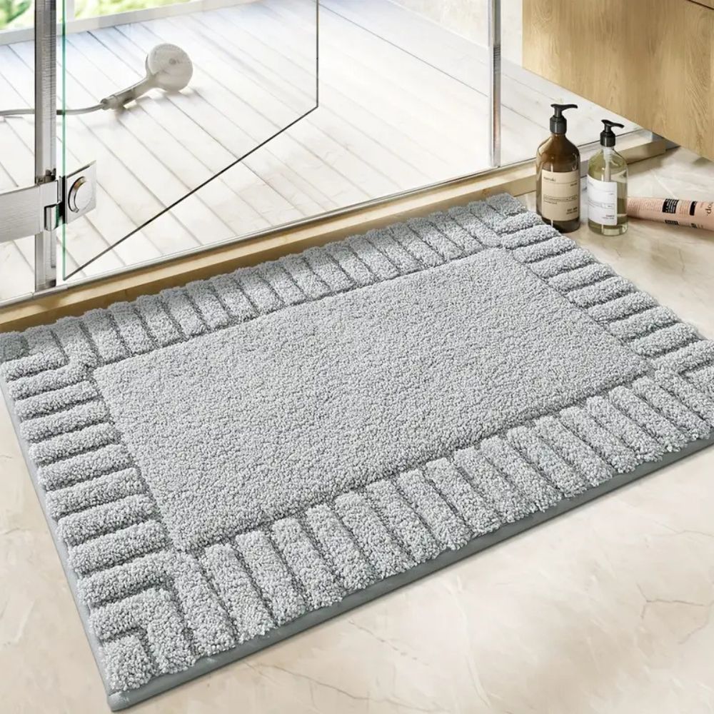 Modern Minimalist Stripe Bath Rug Mat