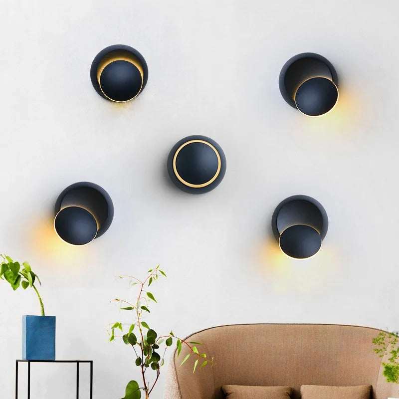 Minimalist LED Orb Wall Light