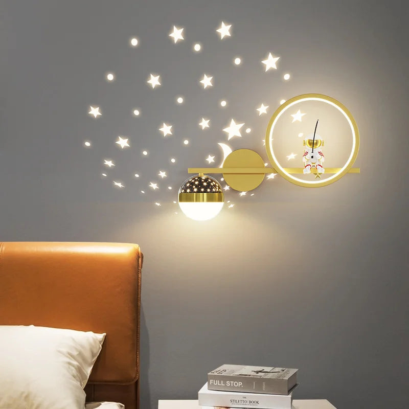 Star-Shaped LED Wall Light for Kids - Gentle Night Lamp