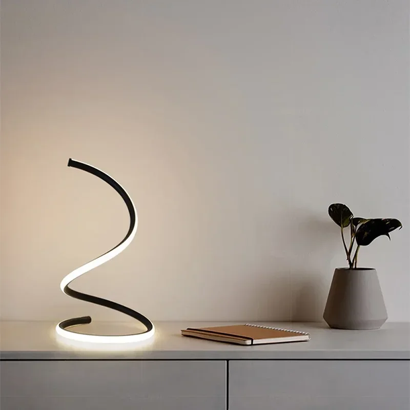 Minimalist Adjustable LED Table Lamp with Eco-Friendly Design