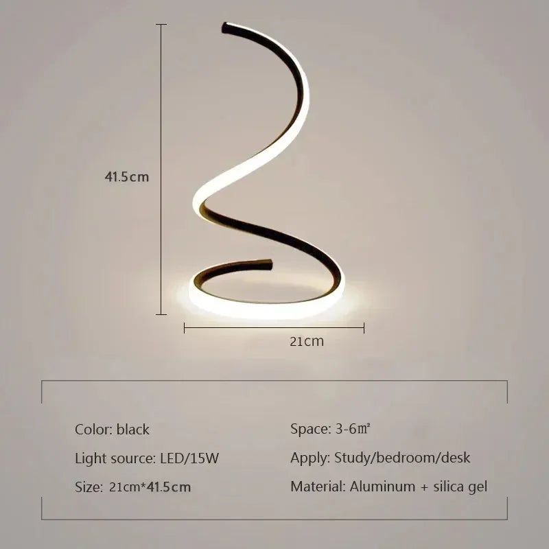 Minimalist Adjustable LED Table Lamp with Eco-Friendly Design