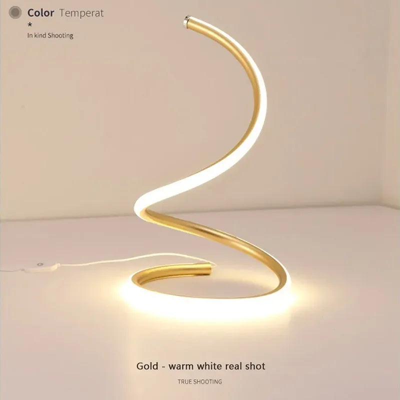 Minimalist Adjustable LED Table Lamp with Eco-Friendly Design