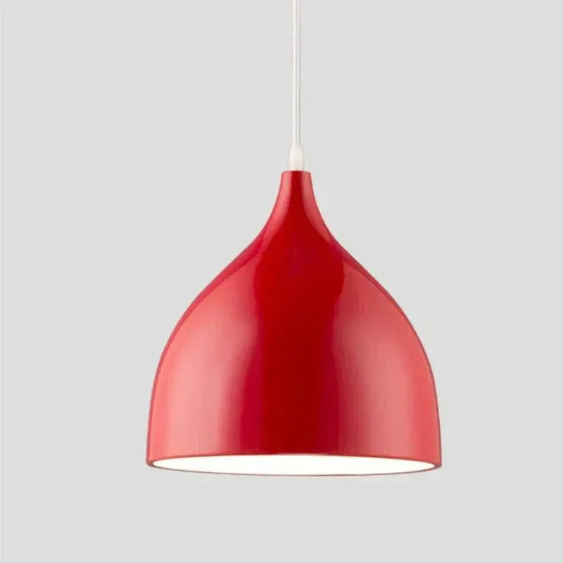 Modern LED Pendant Light in Black, White, or Silver