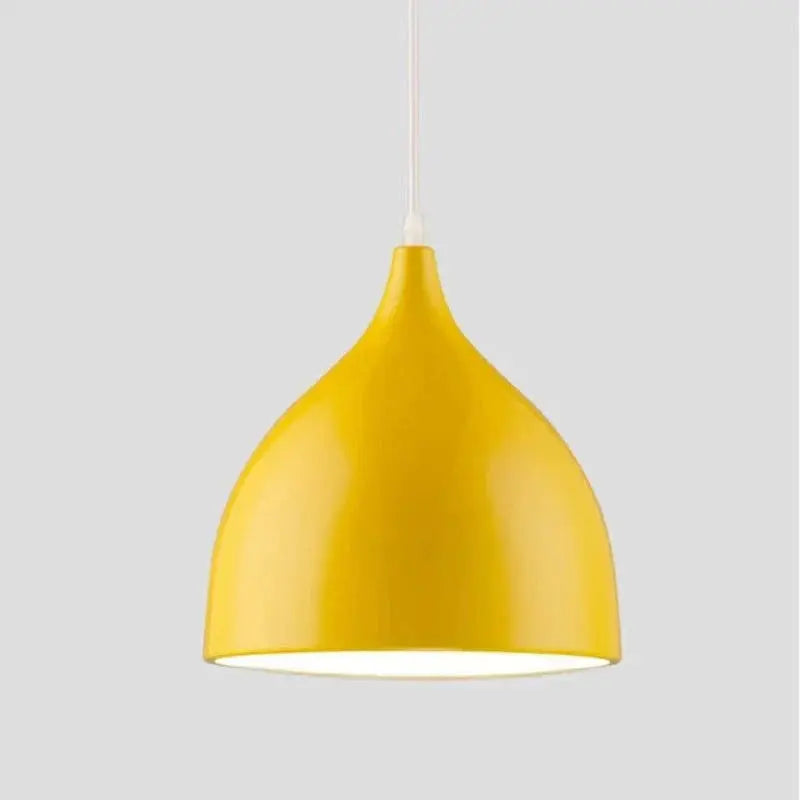 Modern LED Pendant Light in Black, White, or Silver