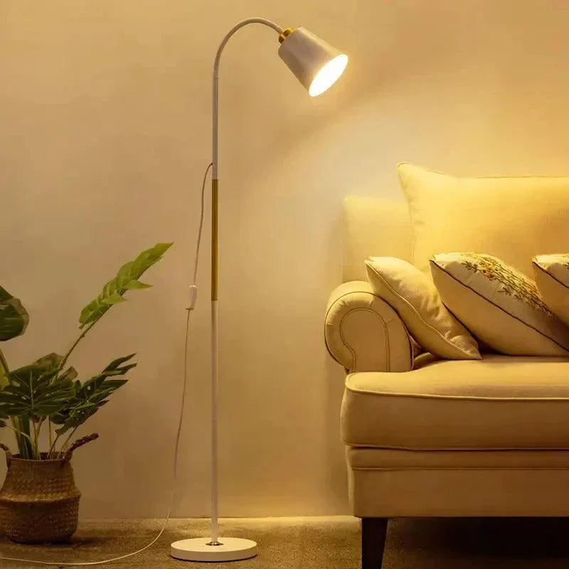 Adjustable Modern Floor Lamp with Eco-Friendly LED Lighting